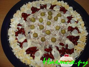 Салат "Колесо обозрения"