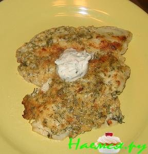 Рыбка в хреновом соусе