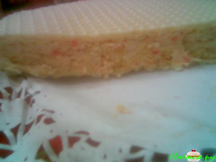 Вафельный торт с рахат-лукумом