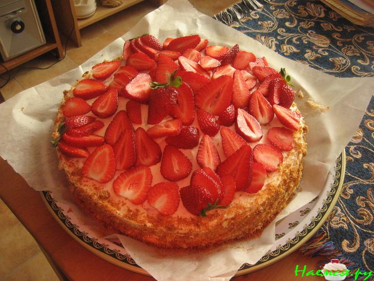 Торт творожно-сметанный