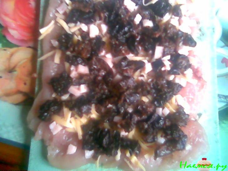 Рулетики куриные