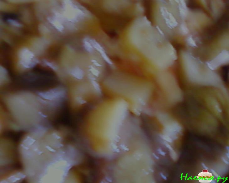 Мини-пицца с вареной колбаской и грибами