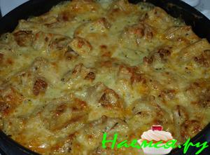 Лумакони с мясной начинкой