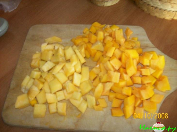 Пшенный крупеник с тыквой