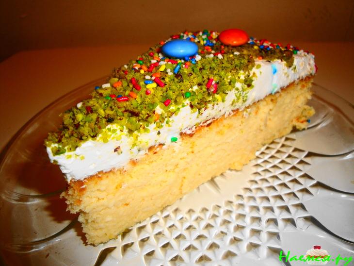 Творожный торт без муки