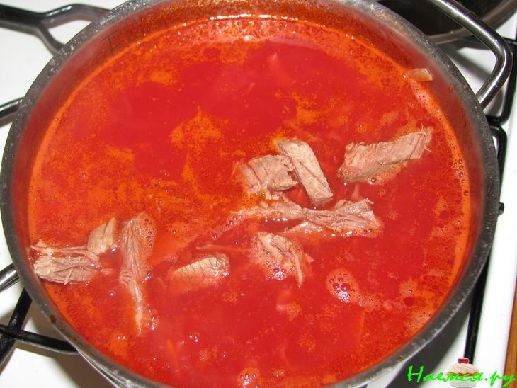 Борщ по-домашнему