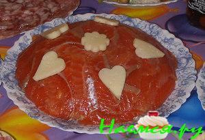 Салат "Морской" с авокадо