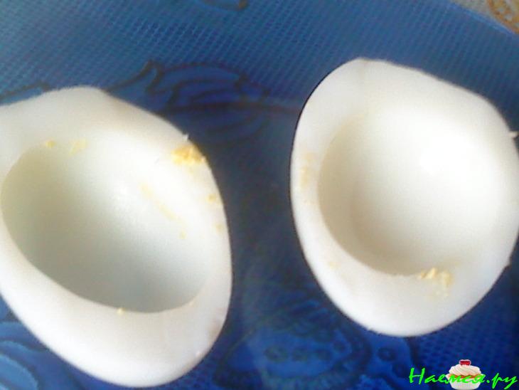 Гусиные яйца фаршированные грибами