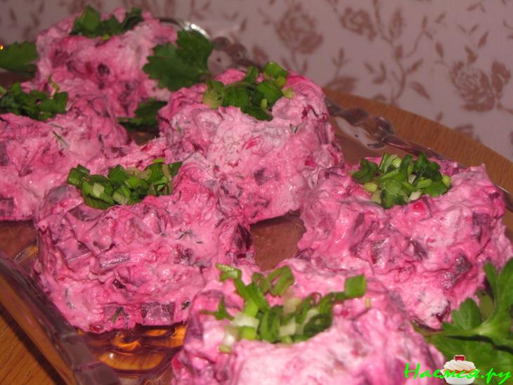 Мусс из свёклы и сельди