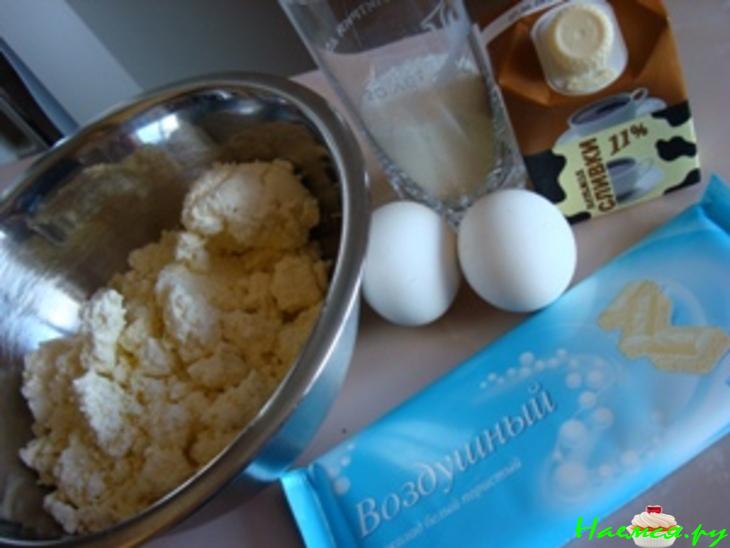 Маковый пирог-торт с творожной прослойкой