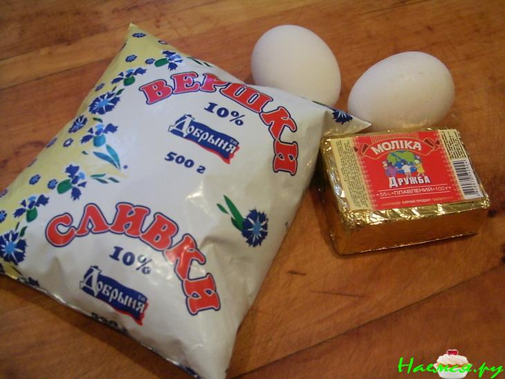 Флан с грибами и луком