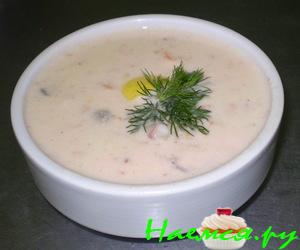 Молочный средиземноморский супчик