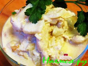 Индейка под нежным сливочным соусом