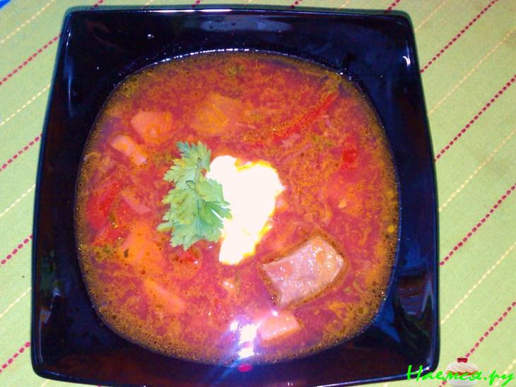 Борщ по-украински