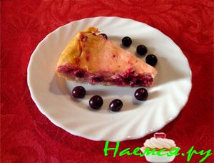 Пирог вишневый "Нежность"