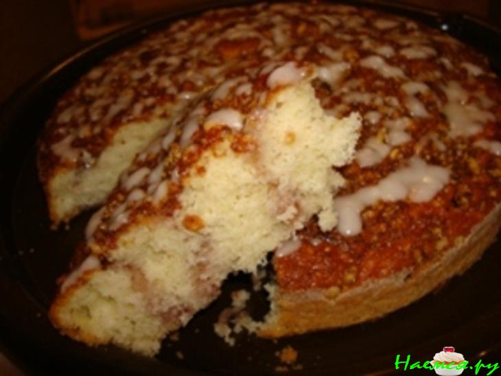 Нежный ореховый пирог