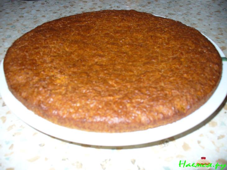 Морковный пирог с корицей Морковный пирог с корицей