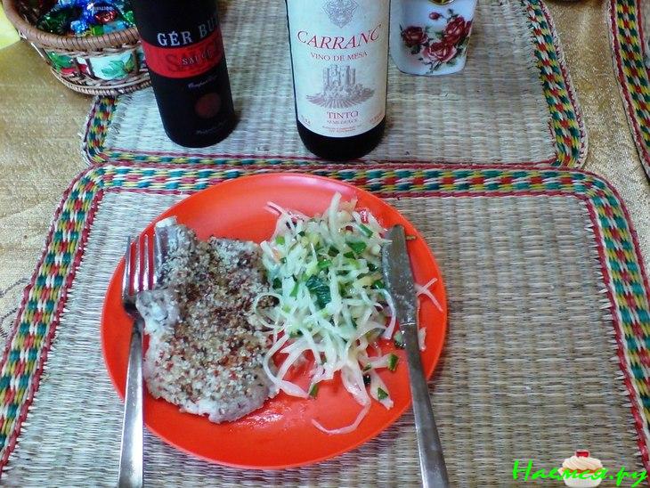 Котлета паровая на косточке