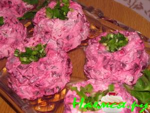 Мусс из свёклы и сельди