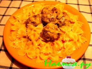 Тефтели для с чипсами и орешками