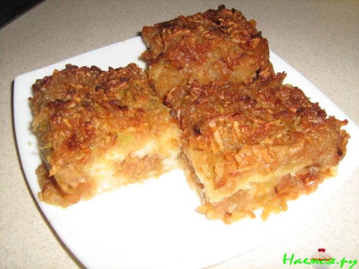 Болгарский яблочный пирог