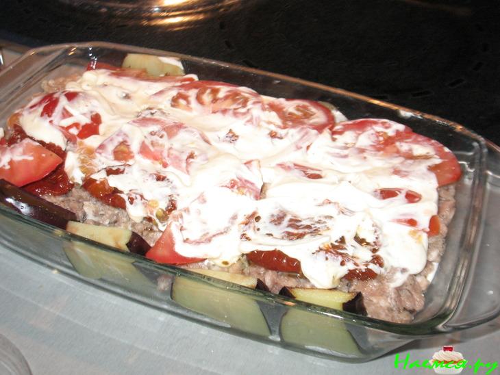 Запеканка из баклажан