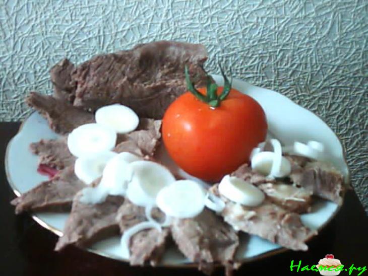 Говядина отварная
