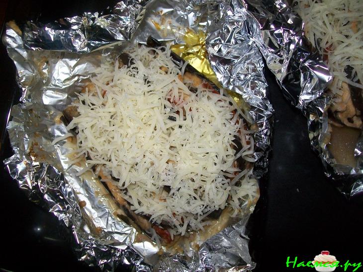 Баклажаны, запеченные с брынзой Баклажаны, запеченные с брынзой