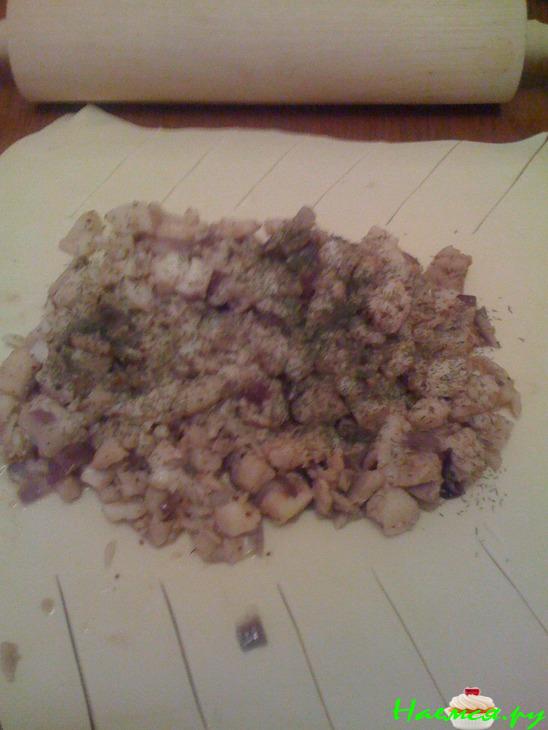 Рыбный пирог с филе телапии