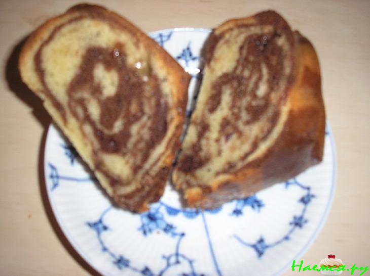 Кекс 'Зебра' на сметане