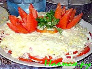 Крабовая слойка