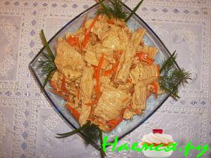 Салат по-корейски со спаржей Салат по-корейски со спаржей