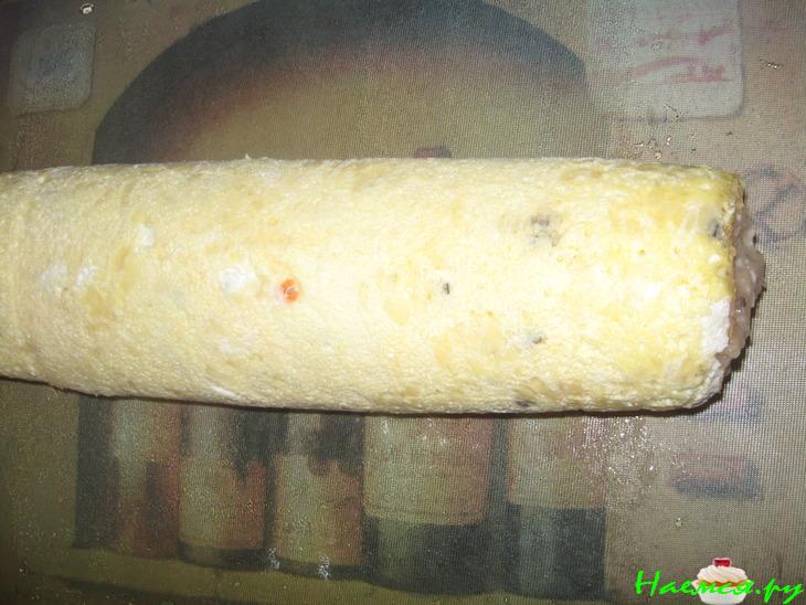 Куриный рулет с маслинами