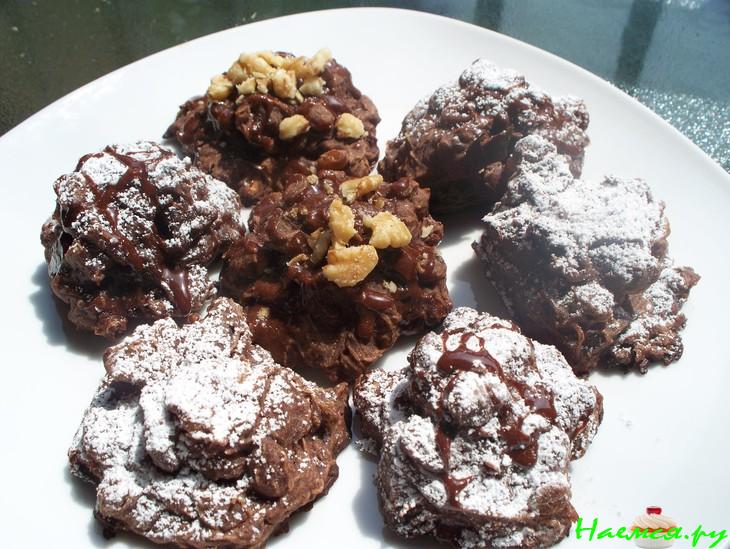 Вариант печенья из рисовой лапши