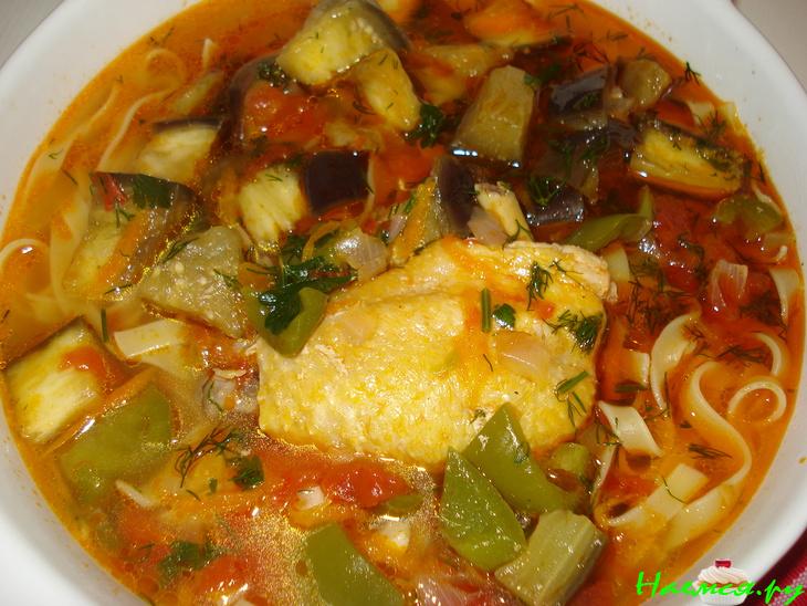 Густой суп-лапша /почти Лагман/