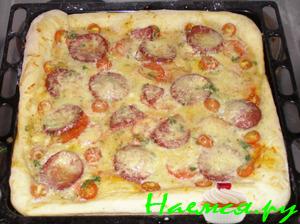 Открытый пирог или тоска по пицце "A-la diabola"