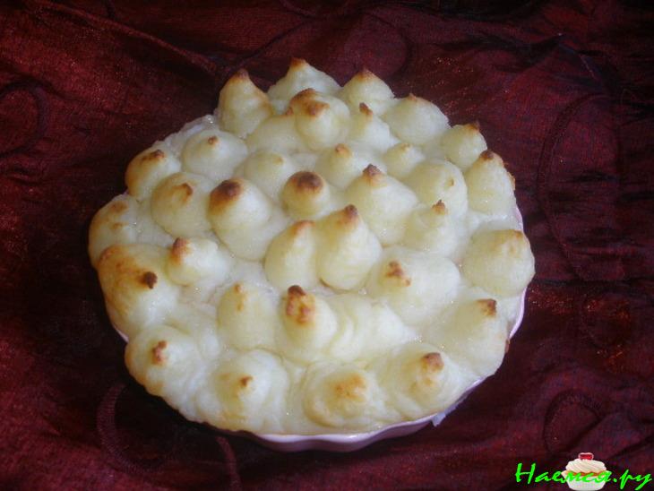 Рыбно-креветочная запеканочка