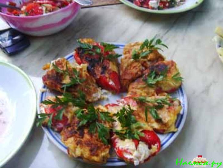 Чушка-бюрек (перцы жаренные)