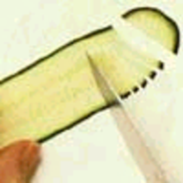 Астры из кабачка (цуккини)