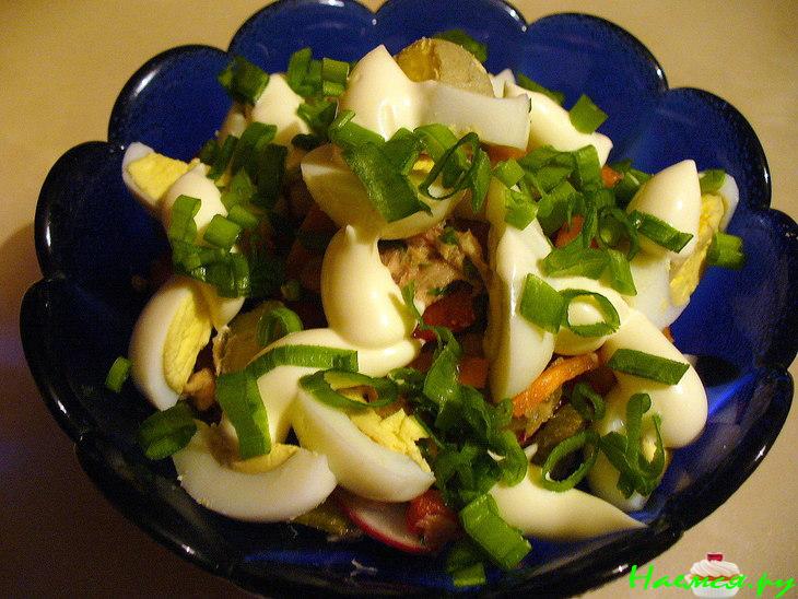 Салат "Зимний вечер"  