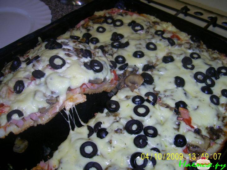 Пицца ассорти по-домашнему