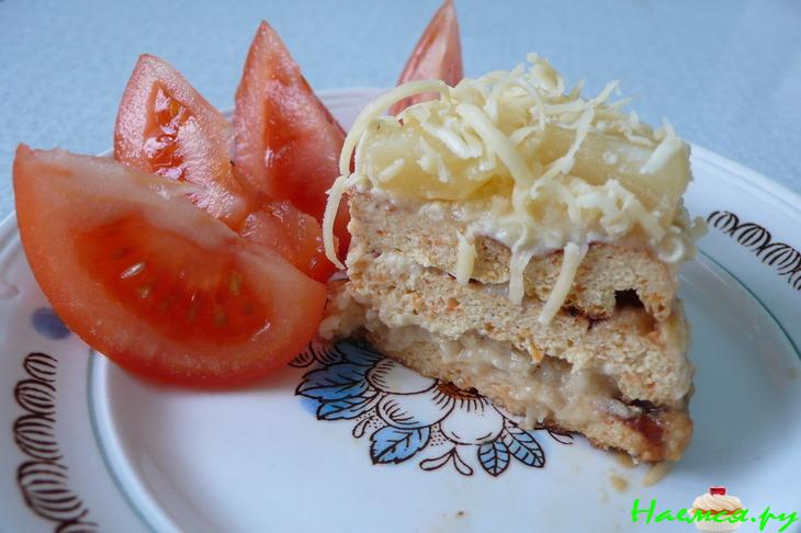 Торт куриный "Солнышко"