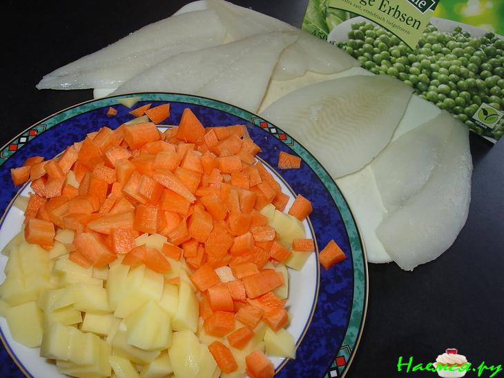 Камбала в овощной грядке Камбала в овощной грядке