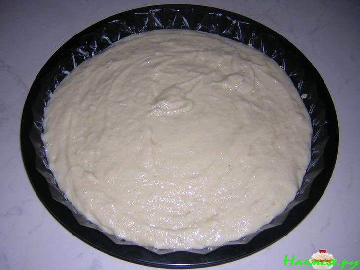 Манник с творожно-фруктовой начинкой