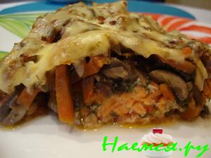 Пикантная форель с грибами,мятой и имбирно-лимонным соусом Пикантная форель с грибами,мятой и имбирно-лимонным соусом