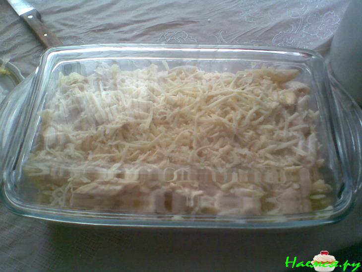 Мясная запеканка с макаронами Мясная запеканка с макаронами