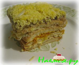 Закусочный торт из крекеров