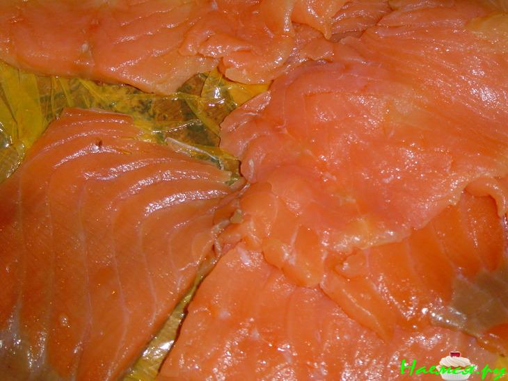 Закуска 'Завитушки из горбуши'