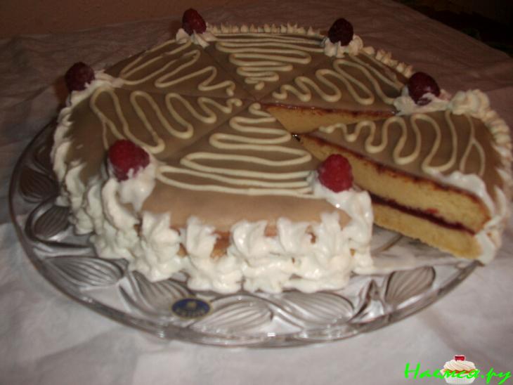 Торт "Белый захер"