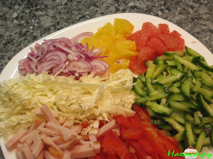 Салат Фруктово-овощной